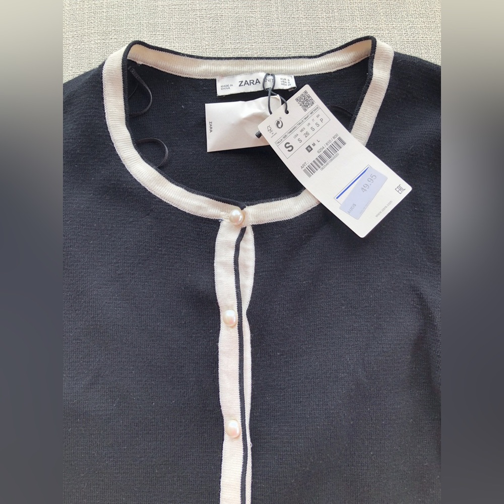 ZARA knit cardi top - Picture 3 of 3